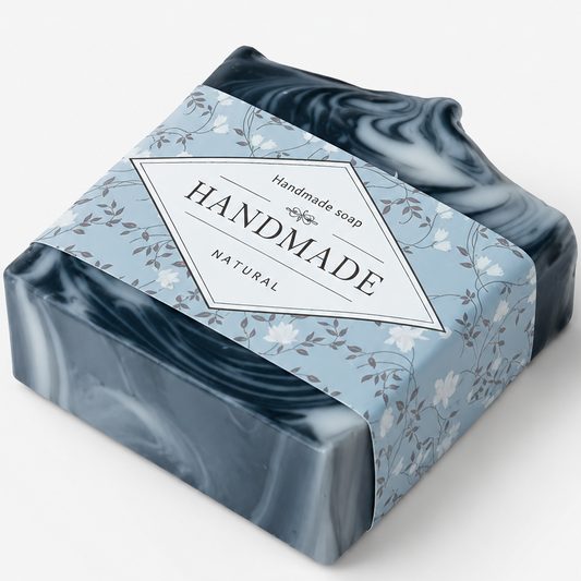 Handmade Cold-Processed Bamboo Charcoal Soap